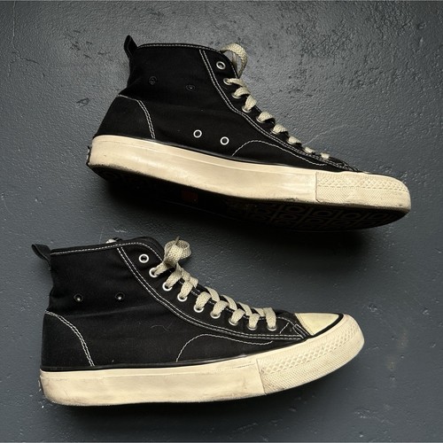 Visvim International Laboratory Cubism High Top Skagway Sneakers Black/White