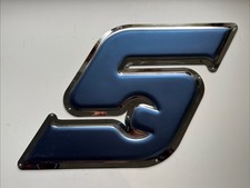SNAP ON Chrome And Power Blue Hanging S Signs Tools Mechanic Shop