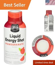 Pomegranate Energy Shot, 2 fl oz - Natural Boost with Green Tea & Guarana