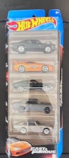 Hot Wheels Fast & Furious Toyota Supra 1995 1:64 Diecast 5-Pack Unopened Box