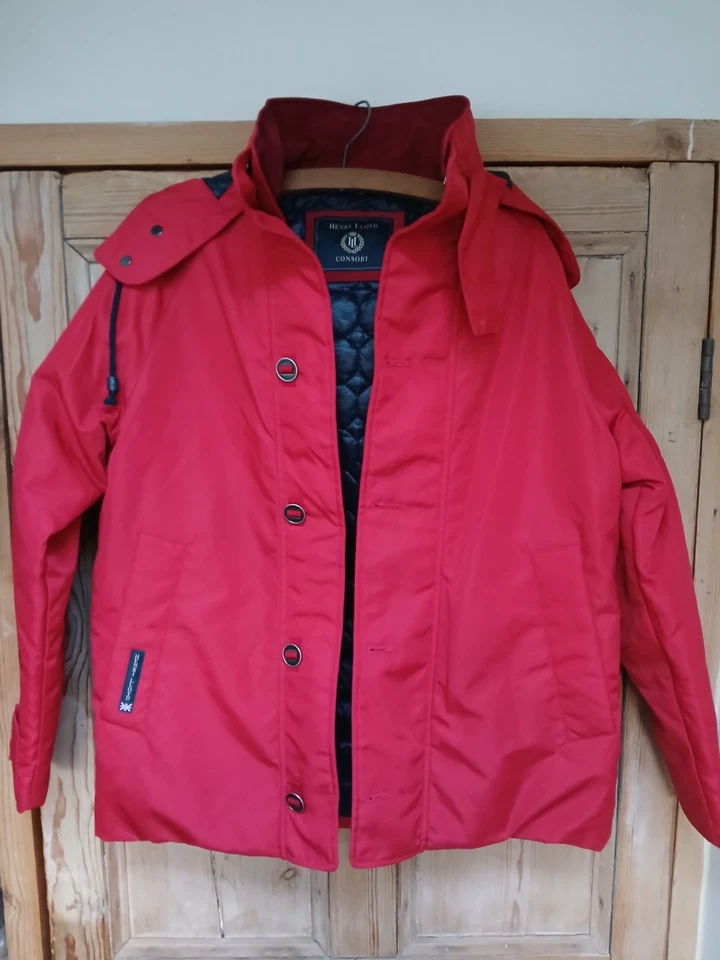 Henri Lloyd Mens Small Consort Oxford Sailing Red Jacket - Image 4 of 4