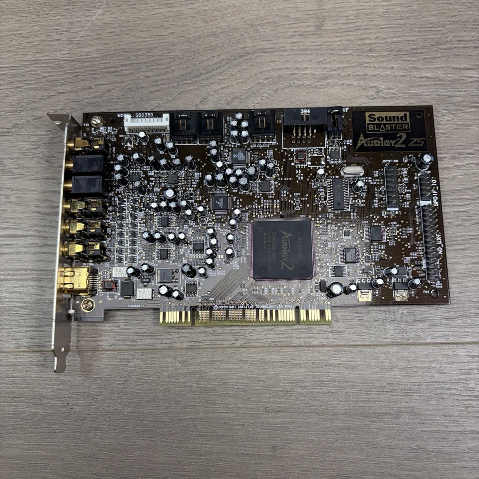 Creative Soud Card PCI Blaster Audigy 2 ZS Gamer SB0350 (No Joystick Bracket) - Image 4 of 4