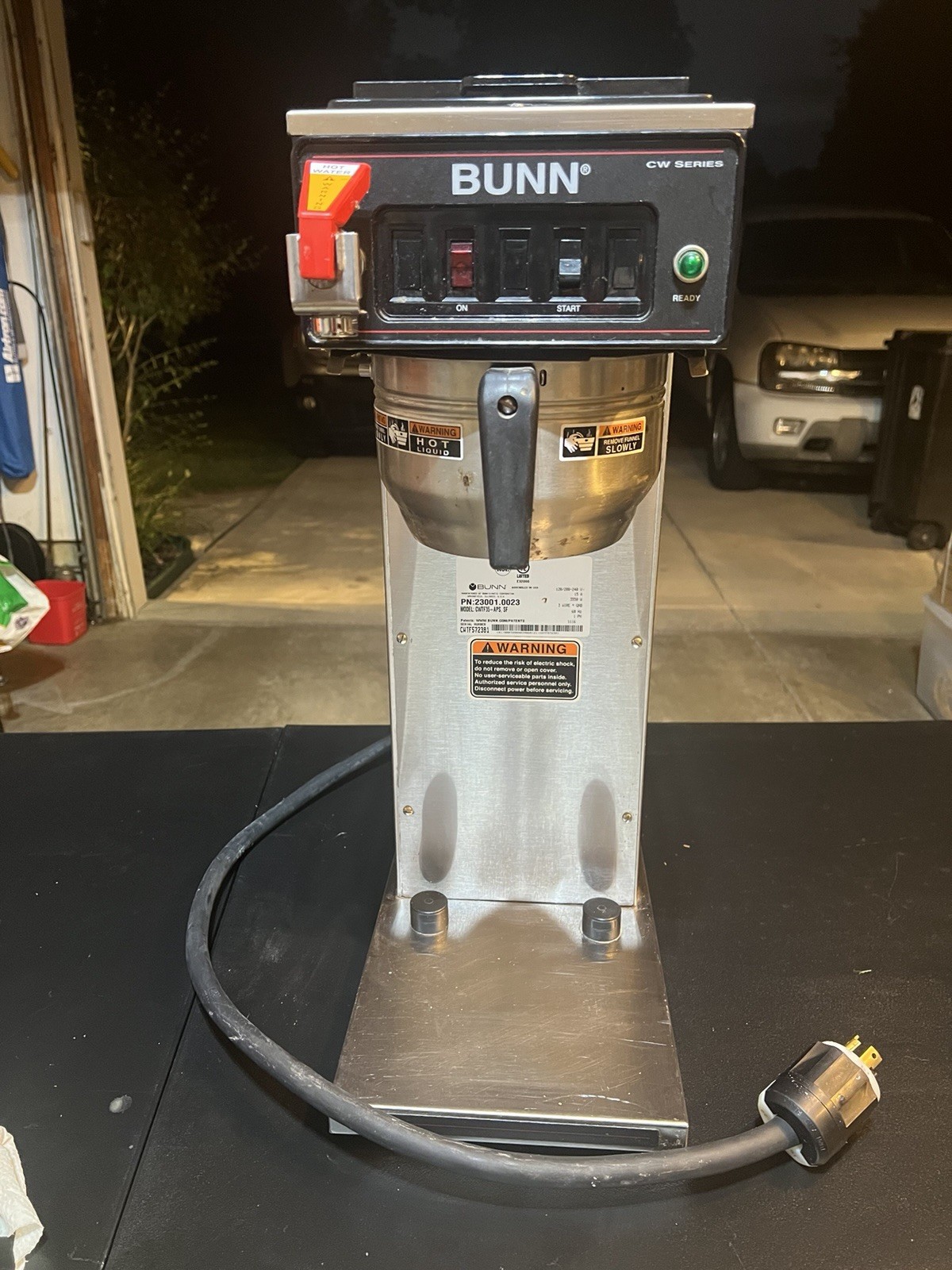 Bunn CW Series Commercial Airpot Coffee Pot Brewer CWTF15-AP