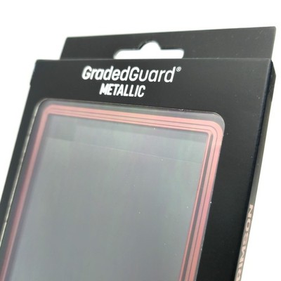 GradedGuard Metallic Case Farbe Crimson Rot PSA Standard Guard Graded Cards NEU
