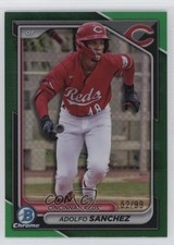 2024 Bowman Draft Chrome Green Refractor 52/99 Adolfo Sanchez #BDC-119 1kn1