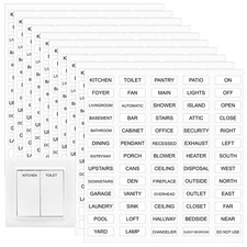 650PCS Light Switch Labels Stickers Transparent Waterproof Electrical Switch