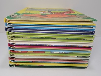 13 Vintage 70's Walt Disney's Wonderful World Of Reading HC Books
