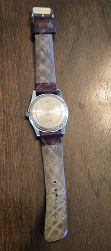 RARE Donald Duck Golf Themed Watch with Leather Band DISNEY TIMEX - Picture 4 of 7