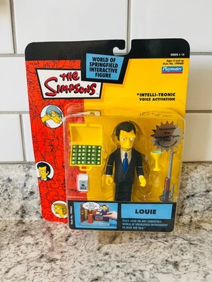 The Simpsons World of Springfield Louie Playmates Series 14 Interactive Figure