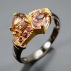 Jewellery Natural Tourmaline Ring 925 Sterling Silver Size 7 /R472719