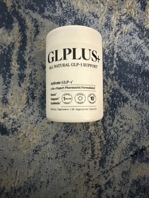 GLPLUS+ Support Supplement All Natural , 60 Vegetarian Capsules, Exp. 12/28