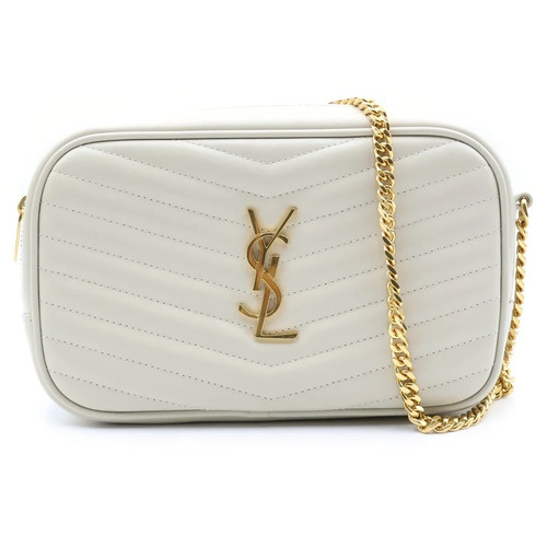 YVES SAINT LAURENT Shoulder Bag Ivory Women's #BRG2225