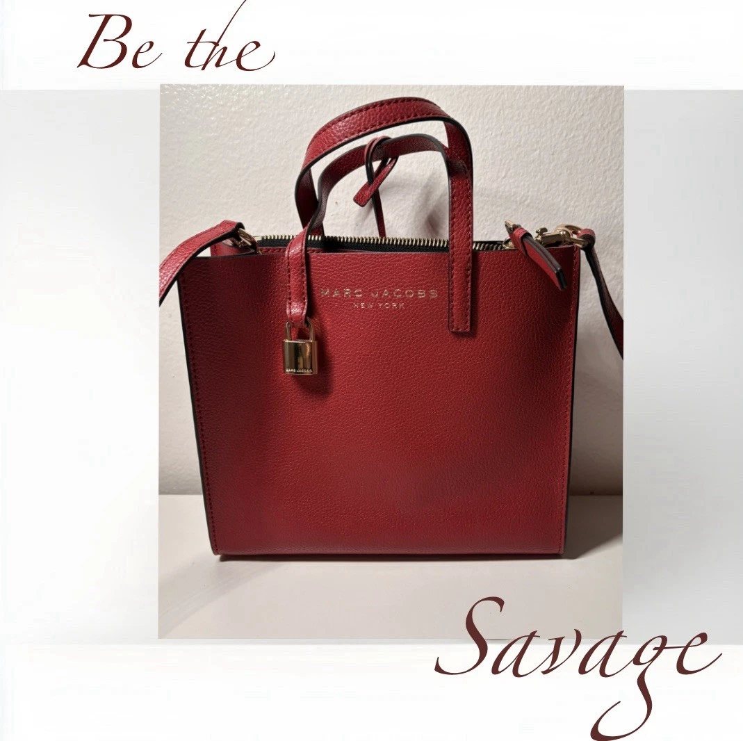 【人気定番】MARCJACOBS マークジェイコブス レッド ミニトート Marc Jacobs トート レッド バッグ & ハンドバッグ 女性用 | eBay