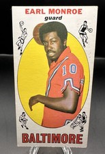 1969-70 Topps Basketball #80 Earl Monroe Baltimore RC Rookie HOF   GORGEOUS RC