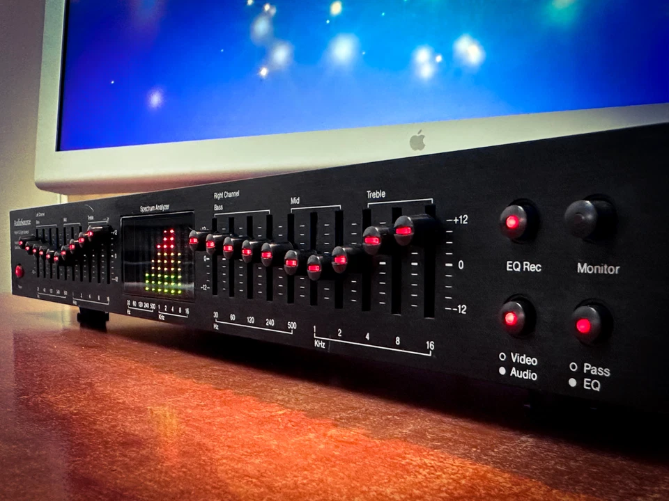 AudioSource EQ Eight 🌈RaRe🌈 Vintage Stereo Graphic Equalizer - Image 3 of 4