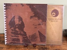 Rare Egyptian Tourist Development Company Confidential Proposal Pyramids 1975