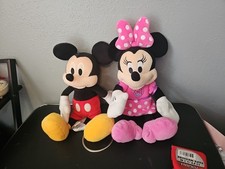 Disney Mickey Mouse Minnie Mouse Plush Lot Stuffed Characters
