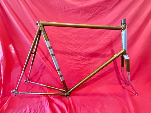 vintage Raleigh Professional road frame fork 1971 65cm LARGE Reynolds 531 chrome