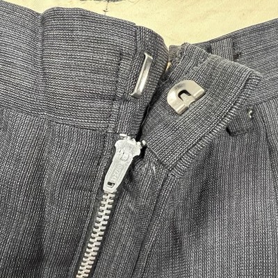 Vintage 50s Hubbard Gabardine Rayon Pleated Pants Trousers Mens