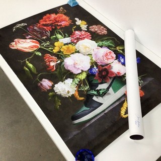 2x Prints of Criss Bellini's 'Flora Sneaker' Artworks No COAs (101) #902