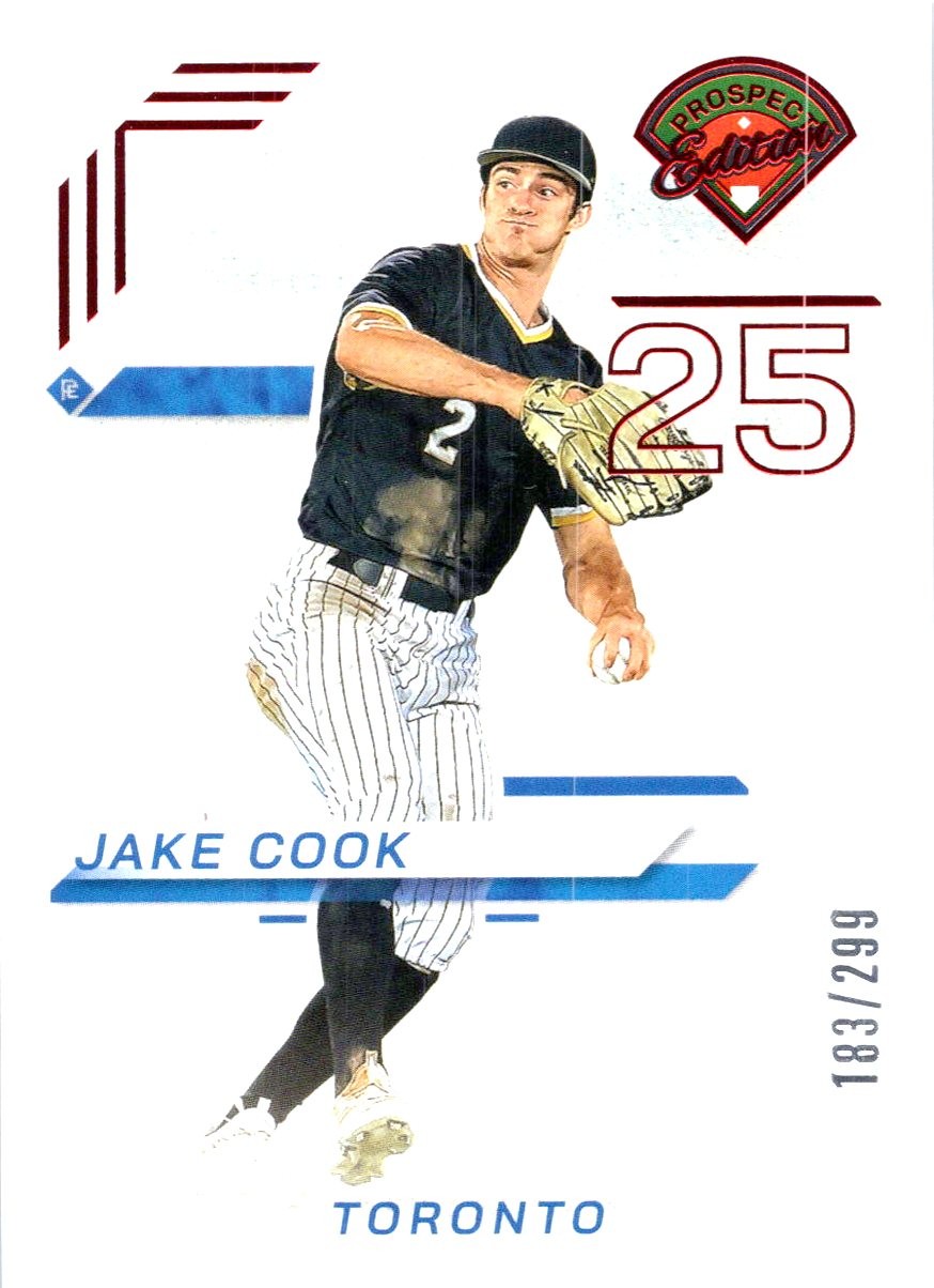 2025 Panini Prospect Edition #74 Jake Cook Red /299