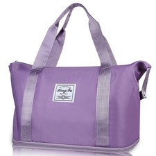Travel Duffle Bag for Women, Weekender Overnight Carry On Bag for Women, Fold...