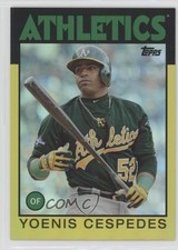 2014 Topps Archives Gold 143/199 Yoenis Cespedes #110 0af