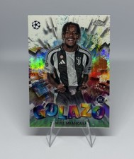 2024-25 Topps Chrome UEFA Samuel Mbangula RC Rookie Golazo Juventus #GZ-20
