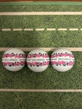 Taylormade TP5 Azalea Stripe Masters Themed Limited Edition (3 Golf Balls)