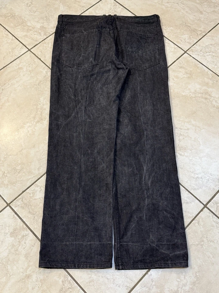 Jeans de mezclilla negros vintage Sean John, talla 36x33, hip hop Y2K, ajuste relajado Foto 3 de 4