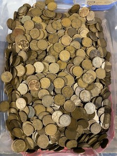 30 Ibs Wheat Cent Penny Lot (Approximately 4500 Coins) Unsearched From Estate
