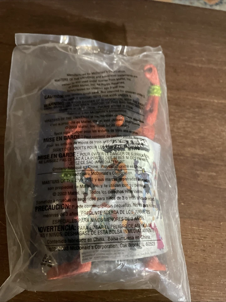 Figura de juguete de colección 5" Beast Man Masters of the Universe, coleccionable Mcdonald's 2003 Foto 2 de 4