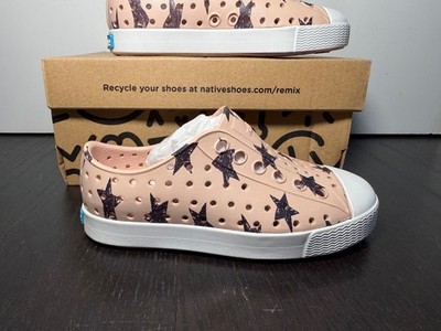 Native Jefferson Print Shoes Chameleon Pink/Onyx Stars Little Kids/Toddler C7