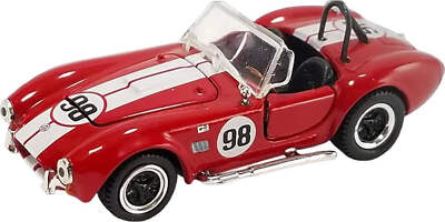 1:64th Shelby Cobra 427 S/C #98 Red with White Stripes
