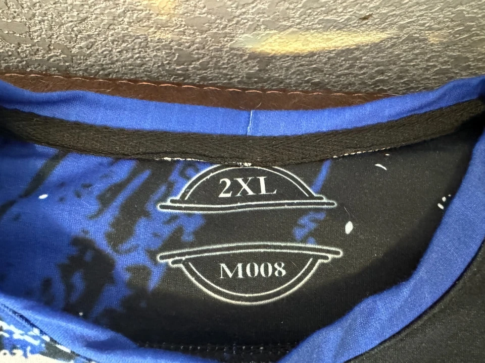 Camiseta Yamaha Manga Larga Hecha a Mano Impresión 3D Moto Fan Premium Unisex - Grande Foto 3 de 3