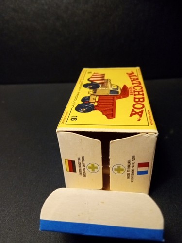 MATCHBOX #16c Scammell Mountaineer SnowPlow GPW VN/MINT" In Solid Orig E4 Box - Picture 16 of 16