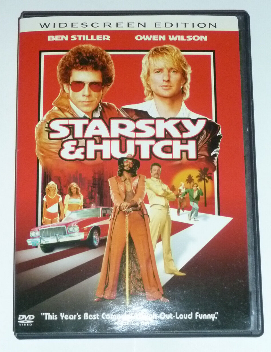 Starsky and Hutch DVD 2004 comedy movie Ben Stiller Owen Wilson