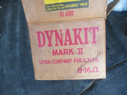 1  Original   boX  for  Dynaco  Mark II 
