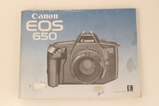 Canon EOS 620 / 650 Camera Instruction Book / Manual / User Guide