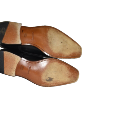 Magnanni Marco II Monk Strap SlipOn Shoes Leather Black Sz  display picture 3