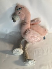 Mary Meyer Baby Tingo Rare Flamingo Plush Pink Bird Flowers 12” Stuffed Animal