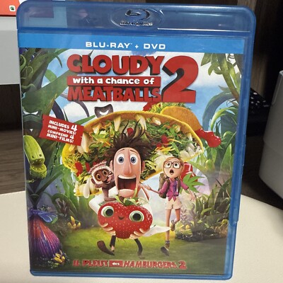 Cloudy With a Chance of Meatballs (Blu-ray/DVD, 2010, 2-Disc Set)