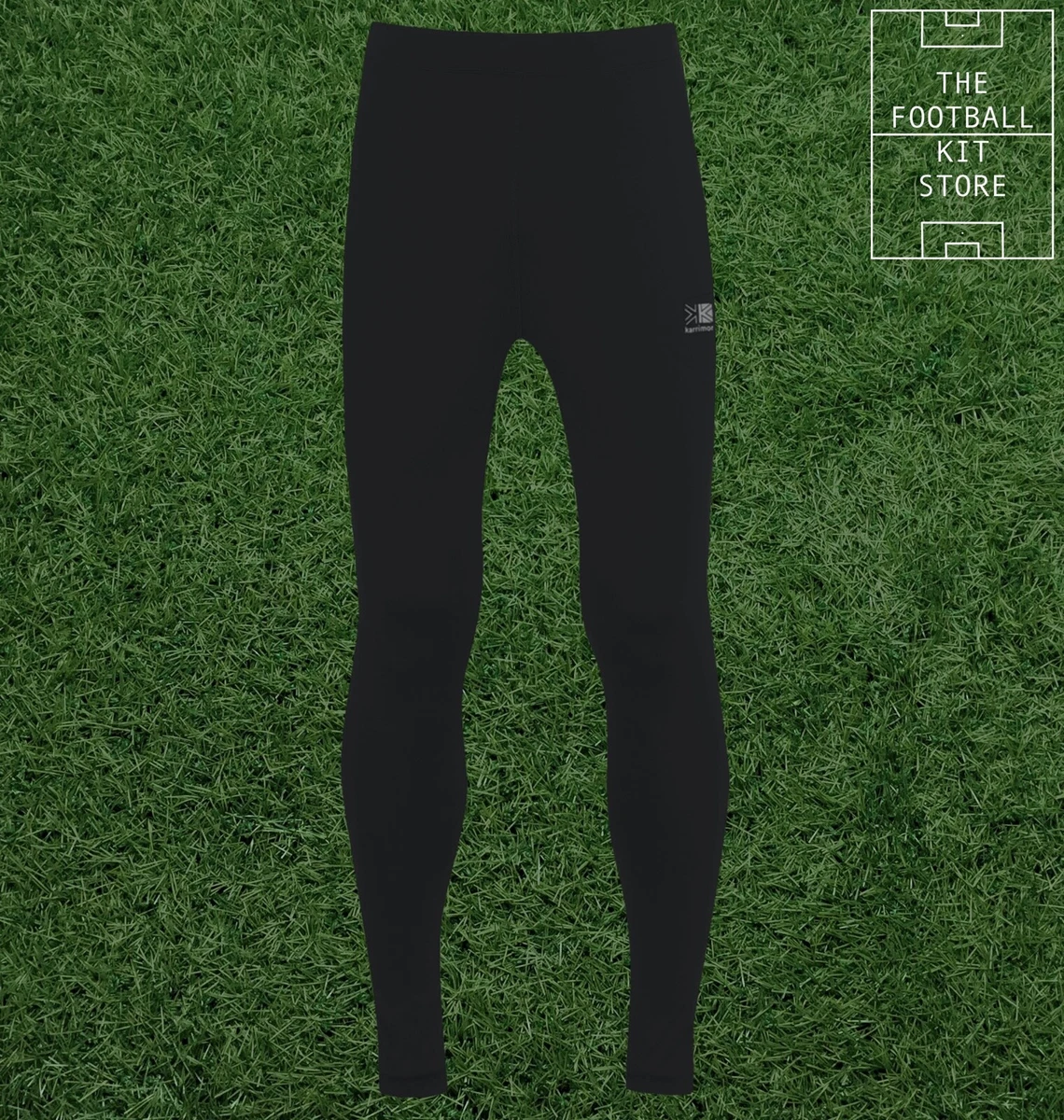 Karrimor Running Jogging Tights, Navy Blue and Green, workout