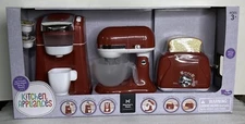 Member's Mark Gourmet Kitchen Appliance Set Red With Lights & Sounds NIB