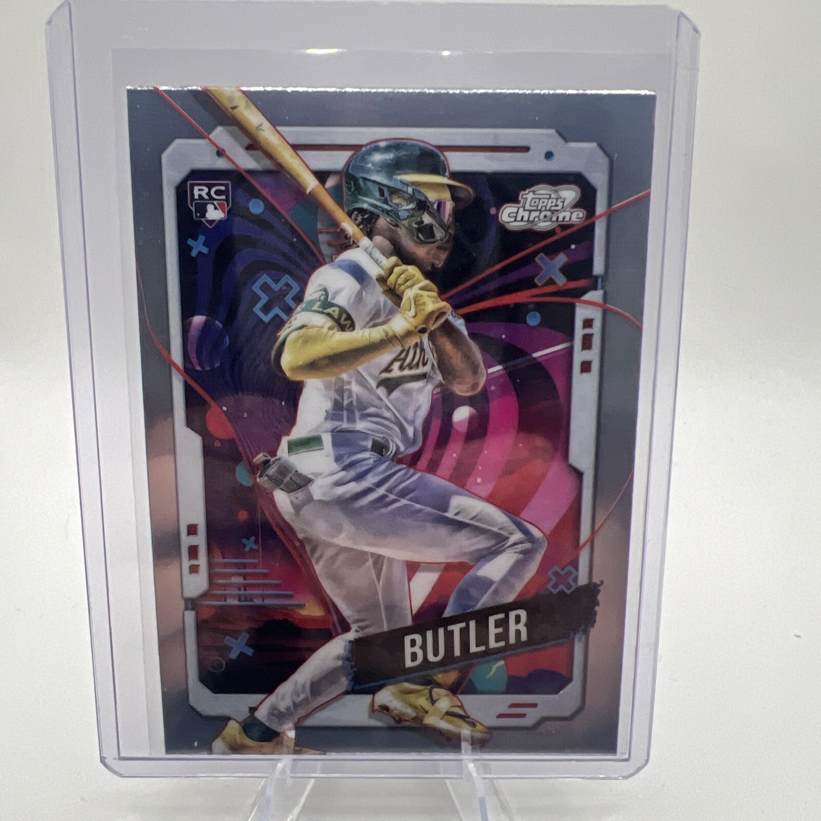 2024 Topps Chrome Cosmic Lawrence Butler Rookie Refractor Oakland Athletics #22