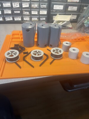 1:25 Amt Flatbed Loads Junkyard Transformers, Steel Coil, & Cable Reels