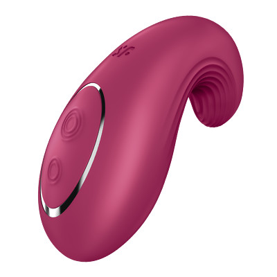 Satisfyer Auflegevibrator 'Dipping Delight' (2 Motoren, aus Silikon)
