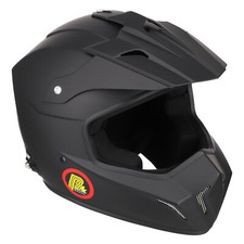 FIA Cross Helm schwarz matt Hans Clips Beltenick 8859-2015 Offroad helmet