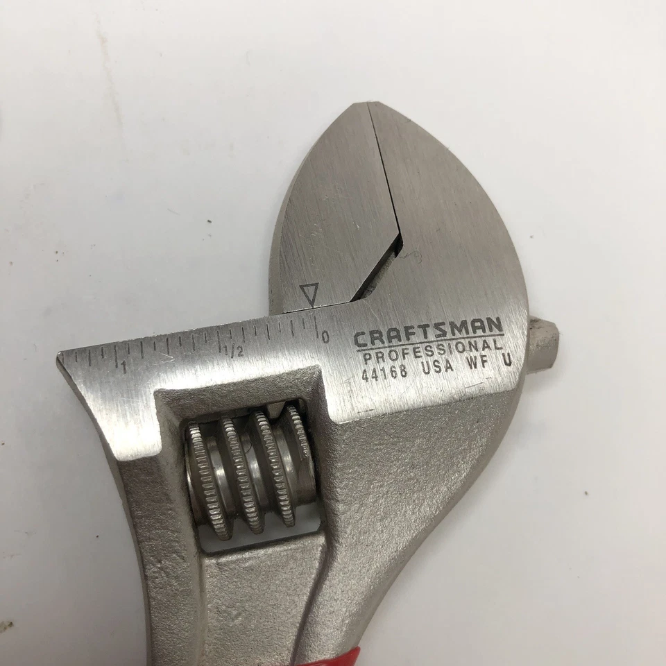 Lote 2 Juego de llaves ajustables Craftsman Professional 10" 44168 y 8" 44167 WF (EE. UU.) Foto 3 de 4