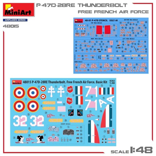 P-47D-28RE Thunderbolt 'Free French Air Force' - MiniArt 48015 skala 1 - Foto 10 di 10